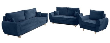 ZESTAW WYPOCZYNKOWY LENA 3+2+1 Kanapa Sofa Fotel