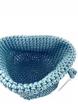 KOSZ PLECIONY NA DONICZCE, KWIAT, STYLOWY, NOWY.