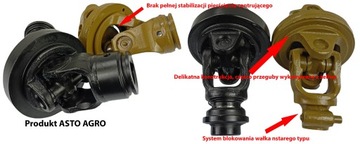 Шарнир широкоугольный WEASLER, WALTERSCHEID лимон G5 39,5x49,0