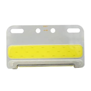 Основание из сплава со светодиодным боковым маркером 24 В. Простая установка. Автоматический эффект белого света