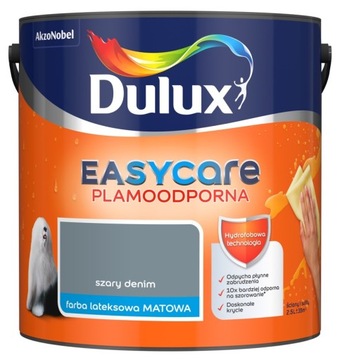 FARBA DULUX EASY CARE - szary denim, 2.5l