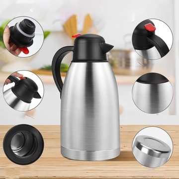 Большой термос из нержавеющей стали емкостью 2 л НОВИНКА