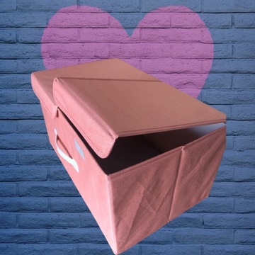 СКЛАДНАЯ КОРОБКА С КРЫШКОЙ ДЛЯ ДЕТСКОЙ, ГОСТИНОЙ ДЛЯ ГАЗЕТ, ПРЯЖА