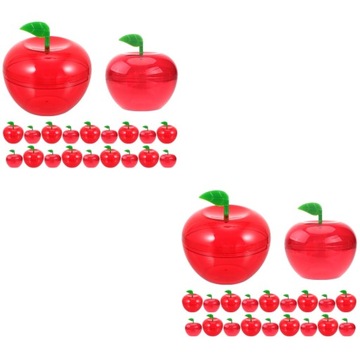 PLASTIKOWY POJEMNIK WAKACYJNY RED JABŁKO