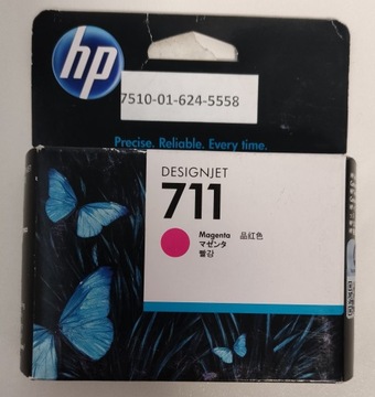Tusz HP 711 Magenta (czerwony ) CZ131A 29 ml