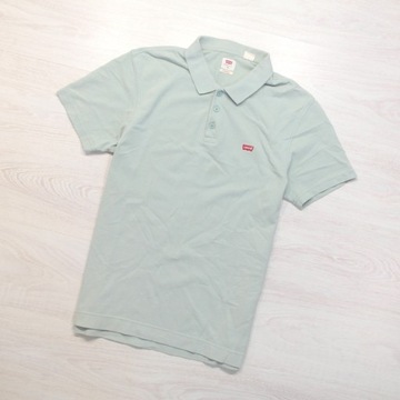 LEVI'S _ MARKOWA KRÓTKA KOSZULKA POLO Z LOGO _ M/L