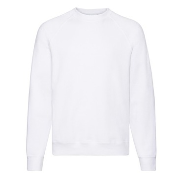 BLUZA RAGLAN CLASSIC FRUIT OF THE LOOM white XL