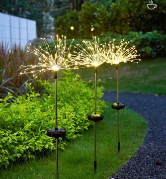 Lampa solarna ogrodowa Drzewko solarne LED Dmuchawiec Drzewo solarne