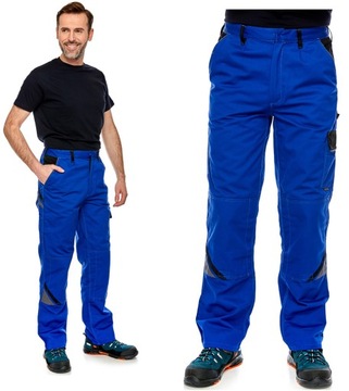 Spodnie robocze do pasa PROFESSIONAL niebieskie 60