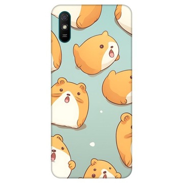 Etui do Xiaomi Redmi 9A Wzory Chomiki Gryzonie