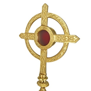 Литургический реликварий, латунь, ДЕКОРАТИВНЫЙ крест