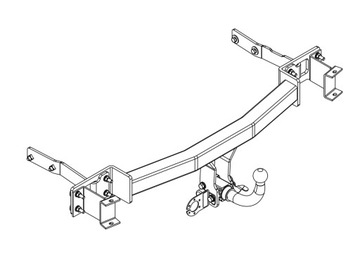 ODEPÍNACÍ ZAŘÍZENÍ(HÁK) TÁŽNÝ DO MERCEDES TŘÍDA E W211 4 DRZ. 03.2002-03.2009