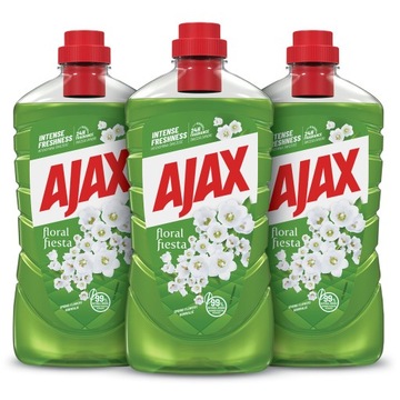 AJAX płyn uniwersalny FLORAL FIESTA KONWALIE 3x 1L