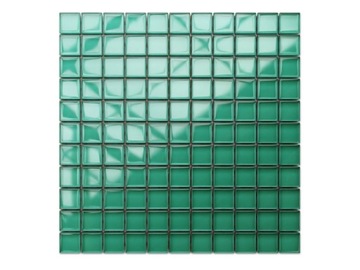 MOZAIKA SZKLANA MALACHIT 30x30 8mm ZIELONA GREEN