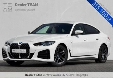 BMW Seria 4 G22-23-26 Coupe 2.0 420d 190KM 2024 BMW Seria 4 I wlasciciel Gwarancja M Sport Bezwypadkowy FVAT23