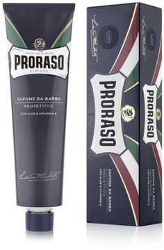 Proraso mydło do golenia w tubie seria niebieska - Aloes i wit. E