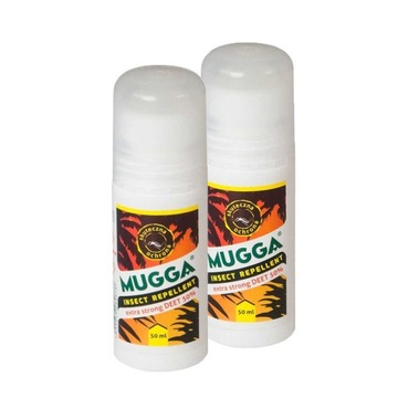 2szt Repelent komary kleszcze Mugga Strong 50 DEET