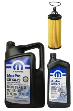 MOPAR 5W20 6L + FILTR CHRYSLER 200 3,6 2014-2017