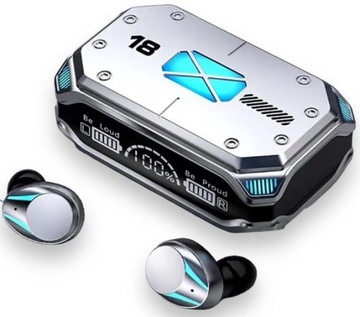 Беспроводные наушники + POWERBANK RGB LED M41 BLUETOOTH 5.2 TYPE-C