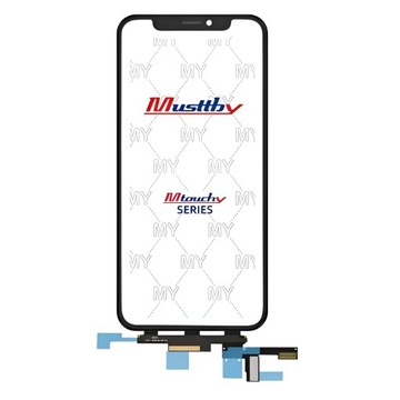 SZYBKA RAMKA DOTYK DO IPHONE X + KLEJ OCA Z UKŁADEM KONTROLEREM IC MUSTTBY