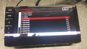 5G6919606 Экран дисплея VW Passat B8 (4 ПОЛОСЫ)