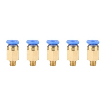 5PCS 3D Printer Accessories PC4-M6 Straight through Pneumatic Joint Outer D