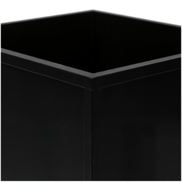 МЕТАЛЛИЧЕСКАЯ СТОЯНКА ДЛЯ ЦВЕТОВ ЧЕРНАЯ 60x30x60 ПОЛИРОВАННЫЙ ПРОДУКТ