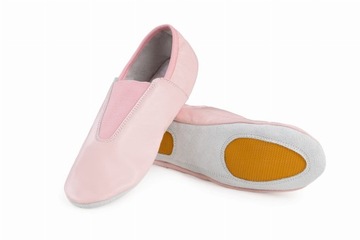 BALETKI BALERINKI SKÓRZANE ANTYPOŚLIZGOWE R. 26