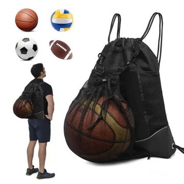 PLECAK SPORTOWY Z KISZENIĄ NA PIŁĘ DO KOSZYKÓWKI
