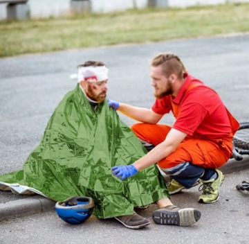ЛЕГКАЯ ТЕРМОСПАСАТЕЛЬНАЯ ПАЛАТКА СПАСАТЕЛЬНАЯ ФОЛЬГА ЗЕЛЕНОЕ ОДЕЯЛО ДЛЯ ВЫЖИВАНИЯ NRC