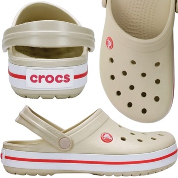 klapki crocs damskie crocband 11016 lekkie chodaki 38-39 m6/w8 oryginalne