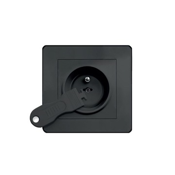 Zabezpieczenie Gniazdek Kontaktów Elektrycznych Zaślepki Czarne 12 szt SIPO