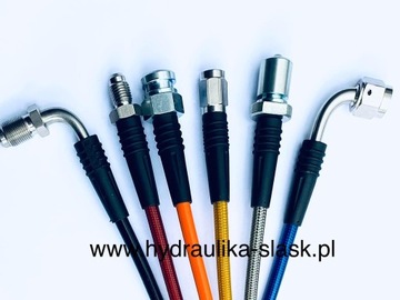 Концы тормозных трубок с черным анодированием