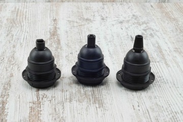 oprawka e27 z dwoma pierścieniami do abażuru oprawka do klosza lampa loft