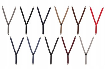 ZIELEŃ BUTELKOWA KLASYCZNE GŁADKIE SZELKI MĘSKIE