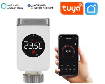 ТЕРМОСТАТИЧЕСКАЯ ГОЛОВКА РАДИАТОР ТЕРМОСТАТ WIFI Zigbee TUYA