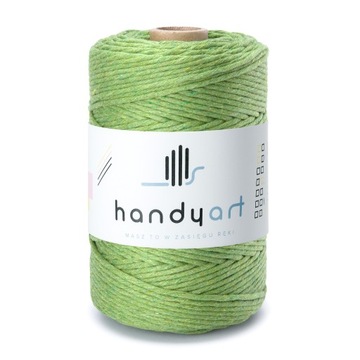 Sznurek bawełniany do makramy avocado 5mm 100m