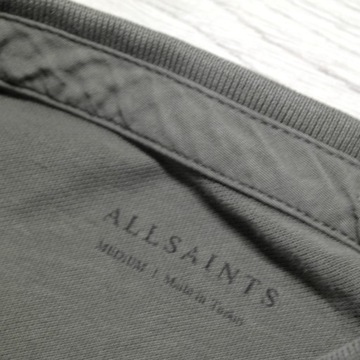 ALLSAINTS _ PIĘKNA KOSZULKA POLO Z LOGO _ M/L