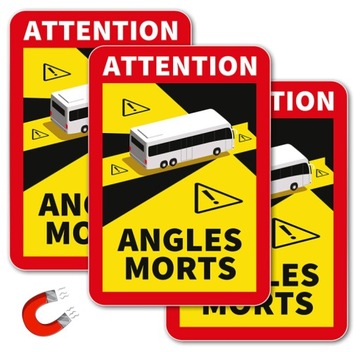 MAGNES ANGLES MORTS Francja zestaw 3x BUS UV