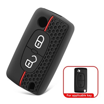 2 3-przyciskowe etui na klucze do etui Citroen C-Crosser C3 C4 Picasso Berlingo