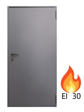 DRZWI PRZECIWPOŻAROWE UNIWERSALNE 80 HORMANN HPL EI30 800x2000 ANTRACYT
