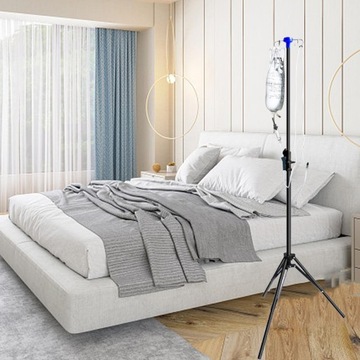 Стойка для внутривенной инфузии Портативная подставка с регулируемой высотой