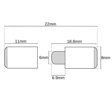10x ФИКСАТОР ДЛЯ СТАБИЛИЗАТОРА СТОЛЕШНИЦЫ