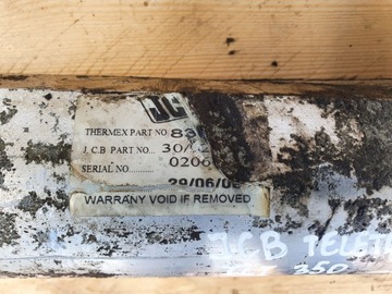 JCB TLT TELETRUK 30D 35D ТРУБА ТРУБА РЕЗИНОВЫЙ ШЛАНГ