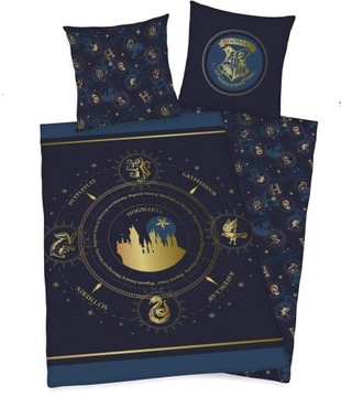 Komplet pościeli bawełnianej HARRY POTTER 140x200 Pościel poszewka OryginaŁ