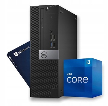 DELL OPTIPLEX 7050|i3 6generacji @3,70GHz|8GB 128SSD| WIN11 | USB-C| NAPĘD