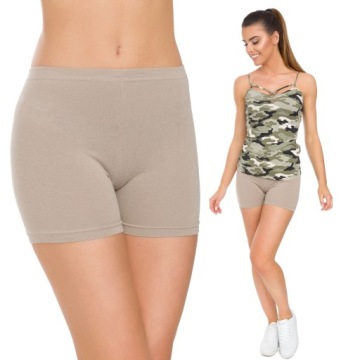 DAMSKIE SZORTY BAWEŁNIANE KRÓTKIE SPODENKI 2XL