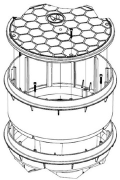 НАДСТРОЙКА УДЛИНИТЕЛЬ ЛЮКА AQR AQZ AQUABIN D300 H150 ВЫСОТА 15 СМ
