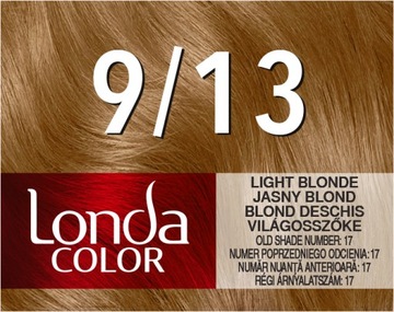 LONDA Color 17 светлый блондин 9/13