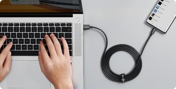 BASEUS KABEL USB TYP-C 65W SUPERVOOC WARP CHARGE DO OPPO REALME ONEPLUS